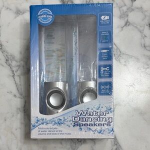 Water Dancing Speakers with LED Lights - Silver